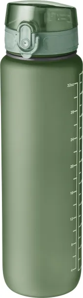 BRINLEY RPET drinking bottle (1000 ml) Zelena