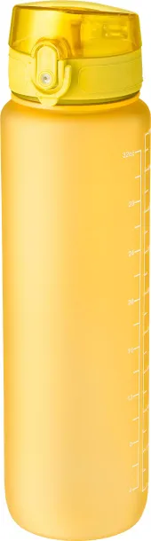BRINLEY RPET drinking bottle (1000 ml) Žuta