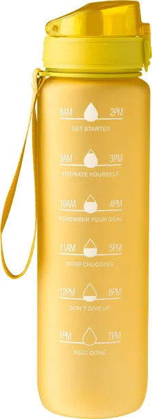 BRINLEY RPET drinking bottle (1000 ml) Žuta