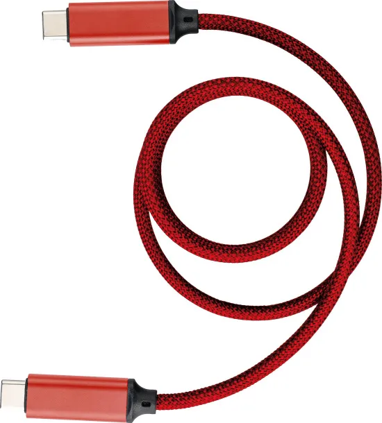 Janet Nylon charging cable  Crvena