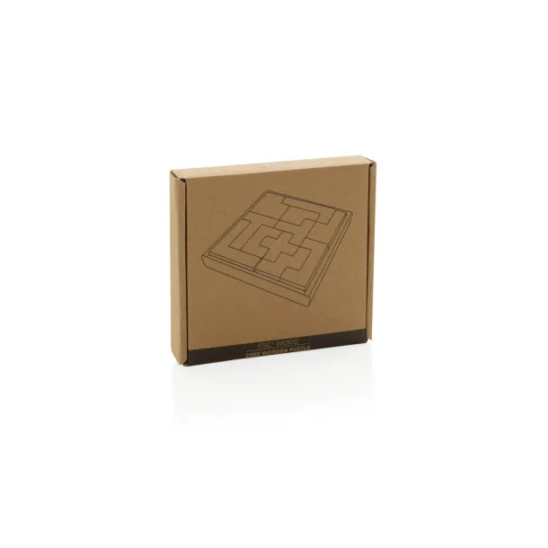  Cree drvene puzzle - XD Collection brown