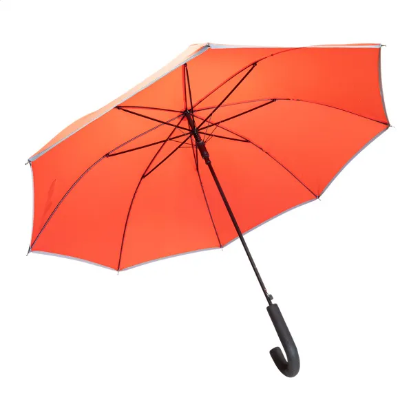 Thunder Max reflective RPET umbrella Red