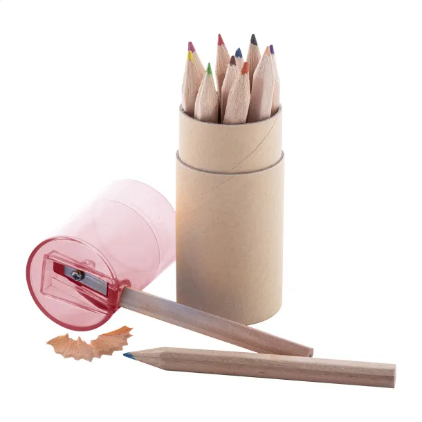 Gallery 12 pencil set Red Natural