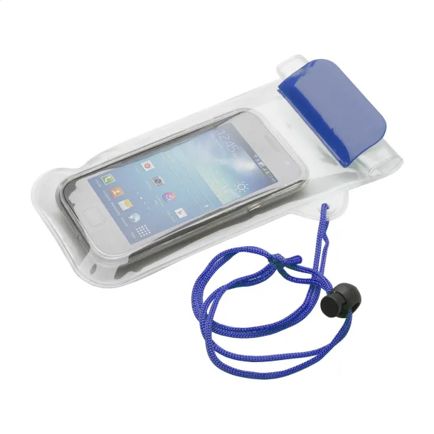 Wapro waterproof mobile case Dark blue Transparent