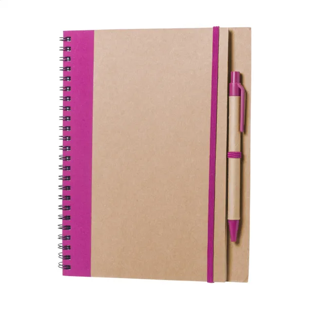 Platanus A5 notebook Pink Natural