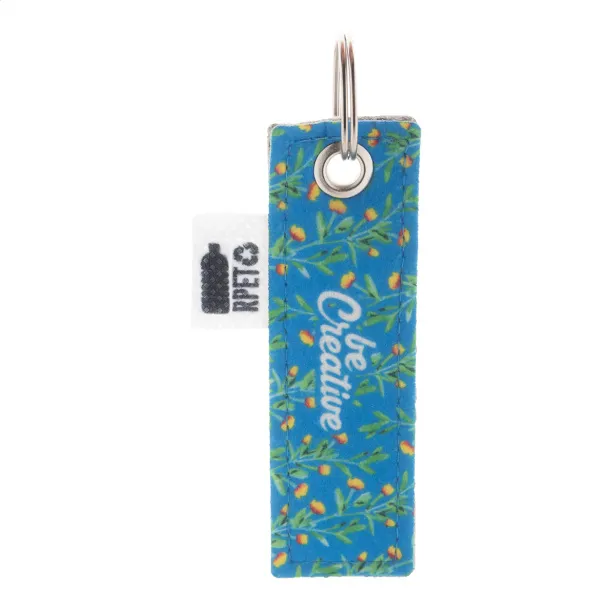 CreaFelt Key A custom keyring White Grey