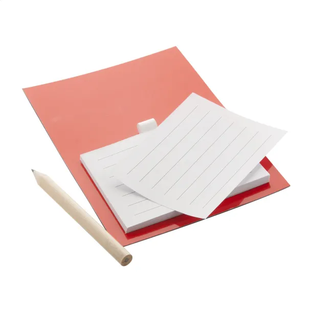 Pecfri magnetic notepad Red