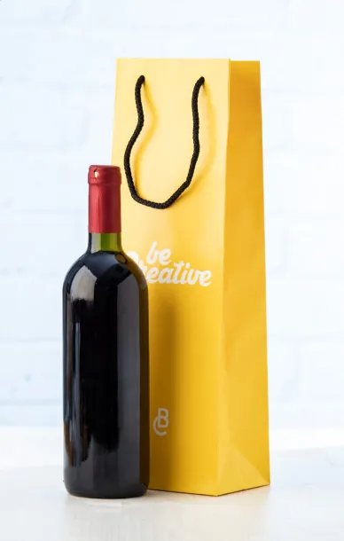 CreaShop W personalizirana vrećica za vino Bijela