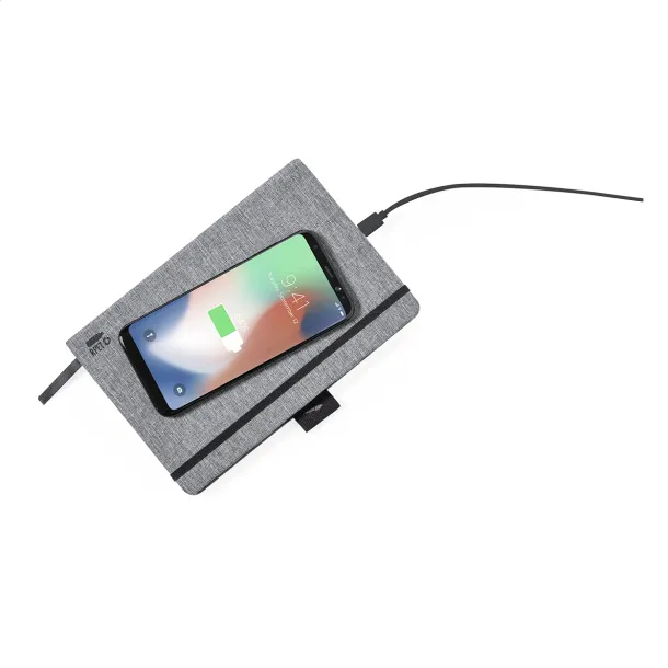 Charbuk wireless charger notebook Grey