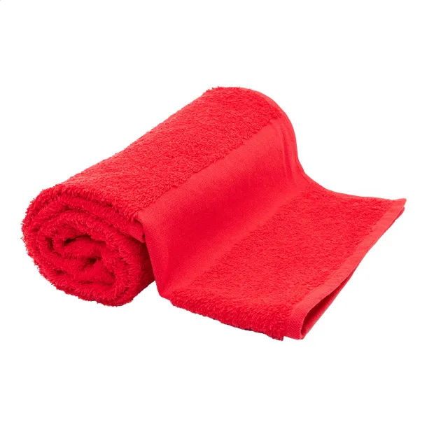 Terry M pamučni ručnik od frotira - 50x100 cm, 360 g/m² Crvena