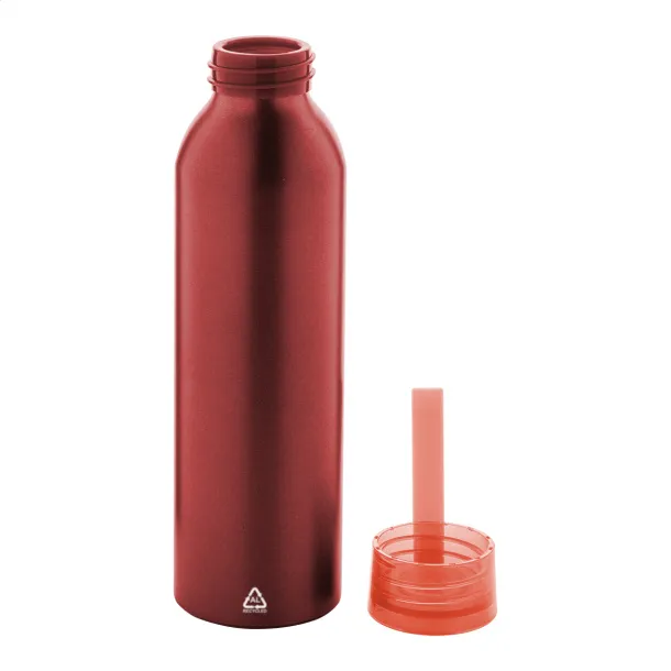 Ralusip recycled aluminium bottle Red