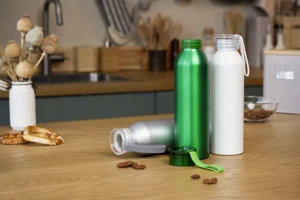 Ralusip boca od recikliranog aluminija, 600 ml Srebrna