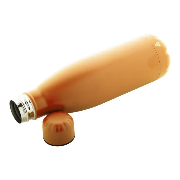 Refill recycled stainless steel bottle Orange
