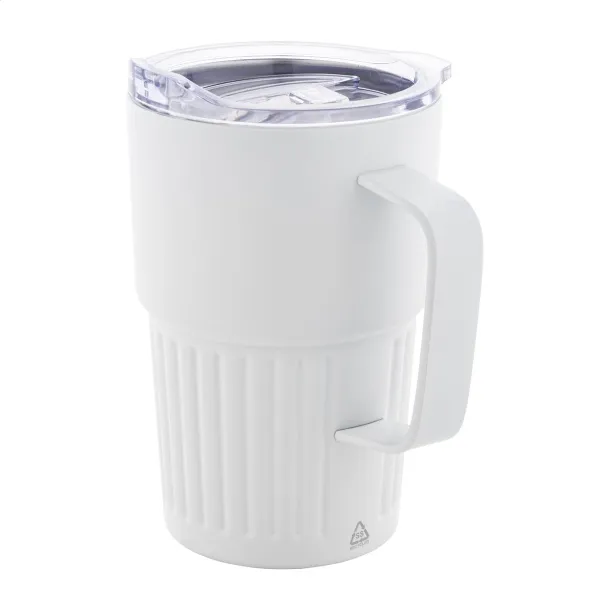 Streaky Grab thermo mug White