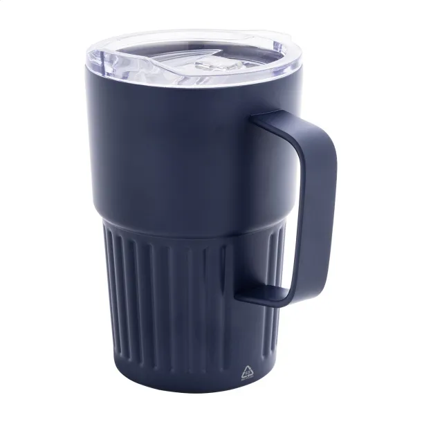 Streaky Grab thermo mug Dark blue