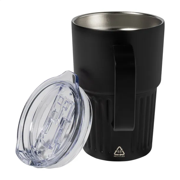 Streaky Grab thermo mug Black