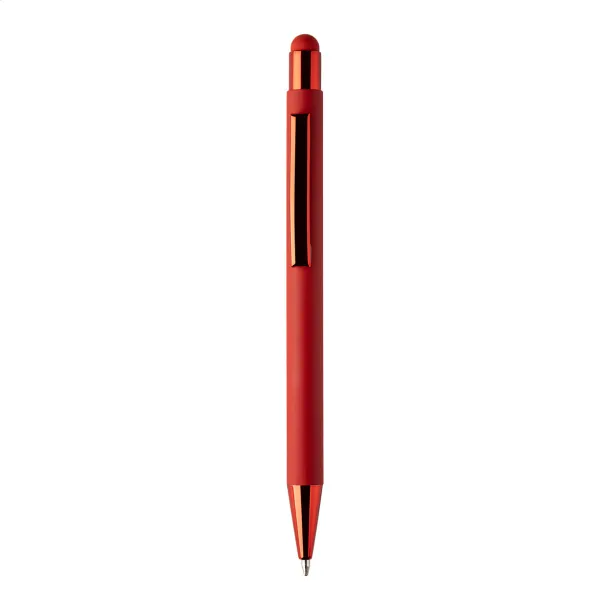 Shinely touch ballpoint pen Red