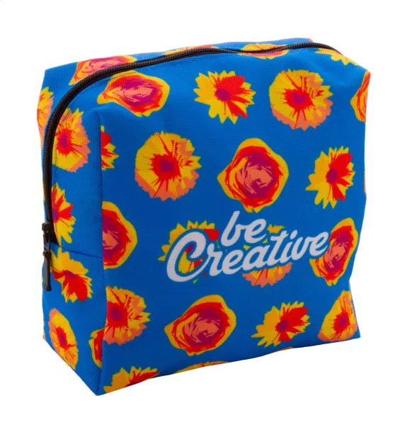 CreaBeauty Square M custom cosmetic bag Black White