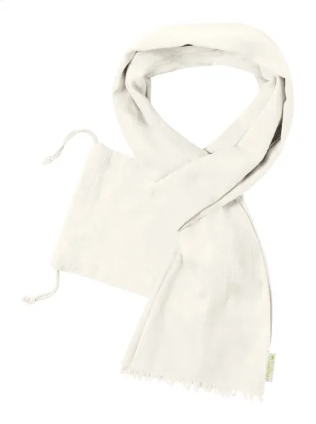 Speer organic cotton scarf Natural