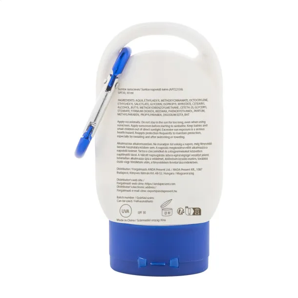 Suntox sunscreen lotion Blue White