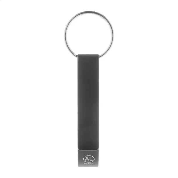 Rallop bottle opener keyring Black