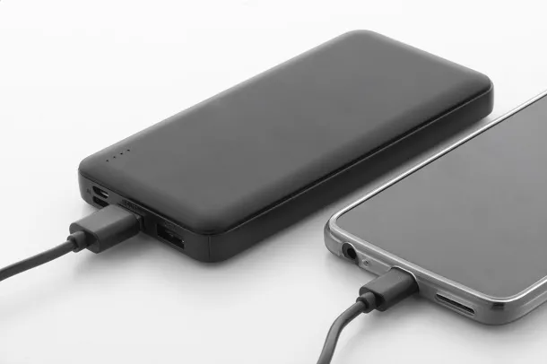 Rabobank XL RABS prijenosna baterija, 10.000 mAh Crna