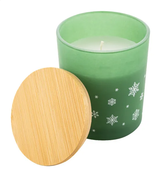 Jouluz Christmas candle, vanilla Green