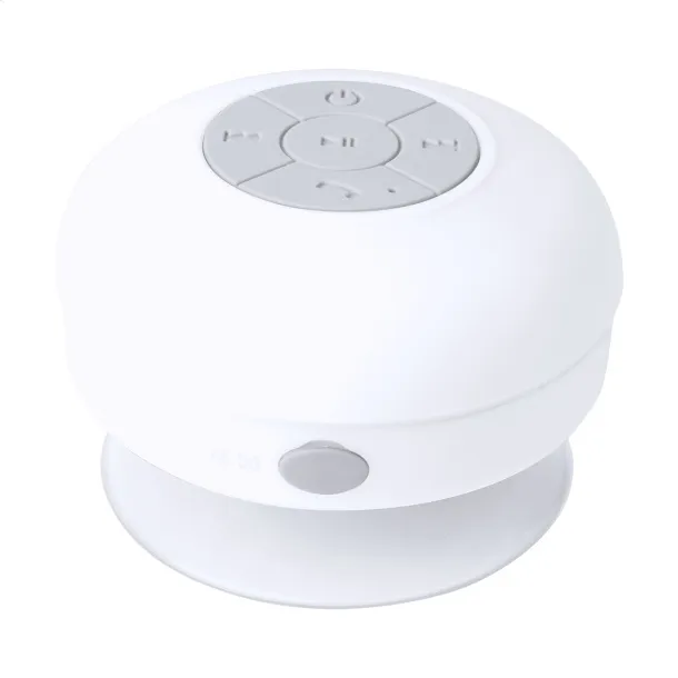 Abyss splashproof bluetooth speaker White