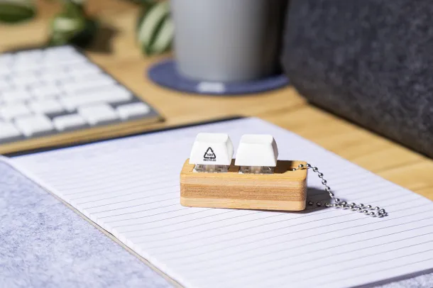 Typoo antistress keyring White Natural