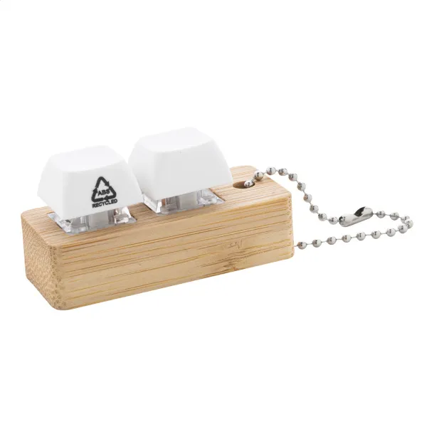 Typoo antistress keyring White Natural