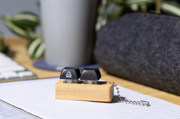 Typoo antistress keyring Black Natural