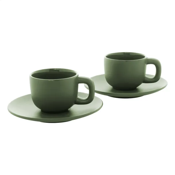 Caturra set šalica za espresso Zelena