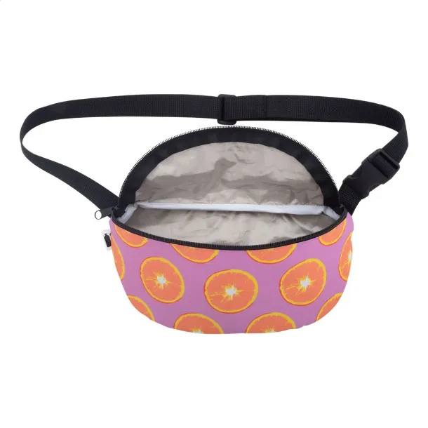 CreaWaist RFID custom RPET waist bag Black White