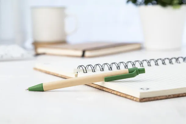 Plarri ballpoint pen Green Natural