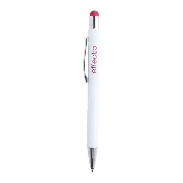 Wirly touch ballpoint pen Red White
