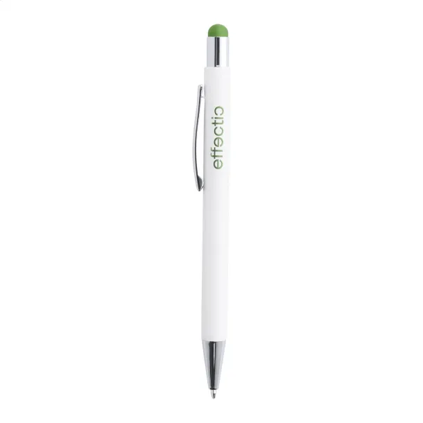 Wirly touch ballpoint pen Green White