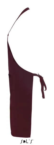  SOL'S GRAMERCY - LONG APRON WITH POCKET - SOL'S Burgundy