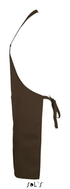  SOL'S GRAMERCY - LONG APRON WITH POCKET - SOL'S Chocolate