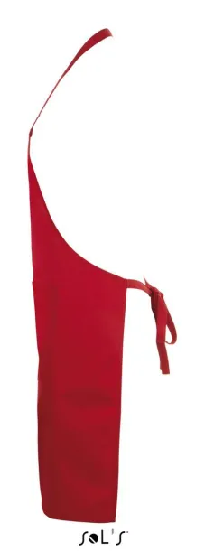  SOL'S GRAMERCY - LONG APRON WITH POCKET - SOL'S Red