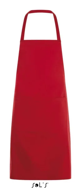  SOL'S GRAMERCY - LONG APRON WITH POCKET - SOL'S Red