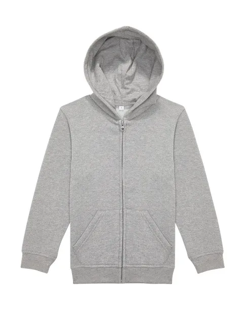  Dječji hoodie s patentnim zatvaračem, 280 g/m² - B&C Sport Grey