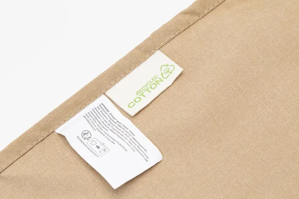 Chepex recycled cotton apron Natural