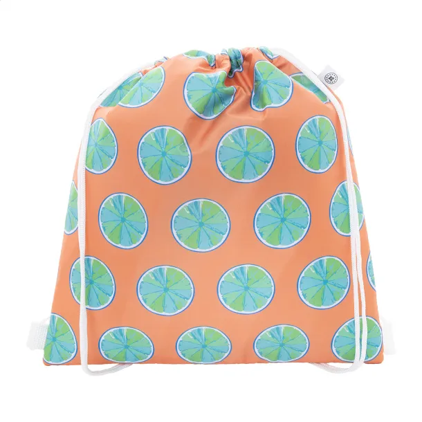 CreaCool Draw custom cooler drawstring bag White