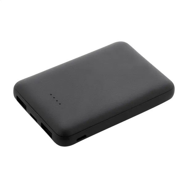 Rabobank Slim rABS prijenosna baterija, 5 000 mAh Crna