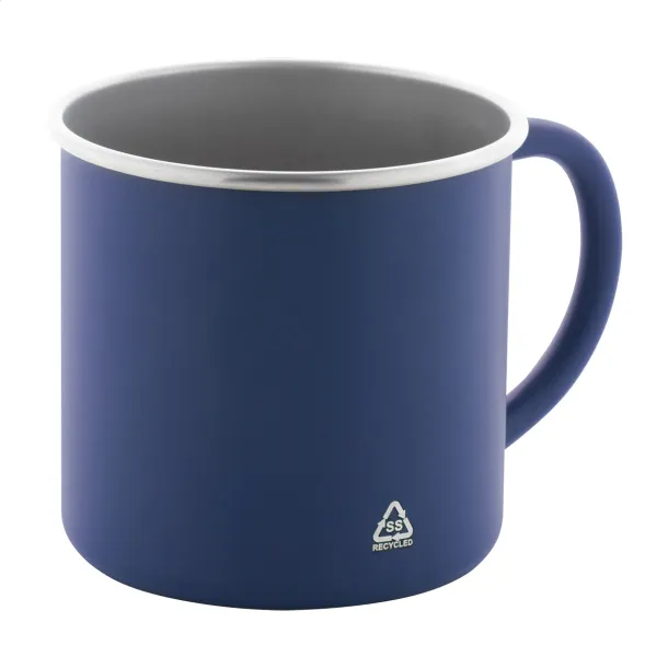 Hossa recycled stainless steel mug Blue