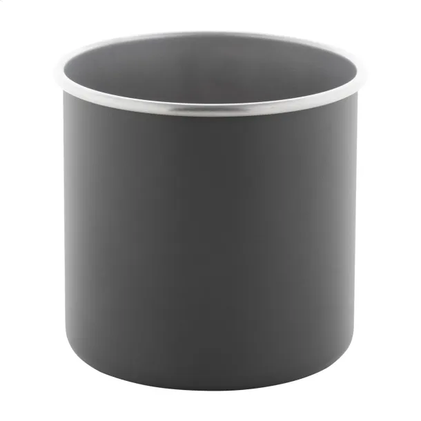 Hossa recycled stainless steel mug Grey