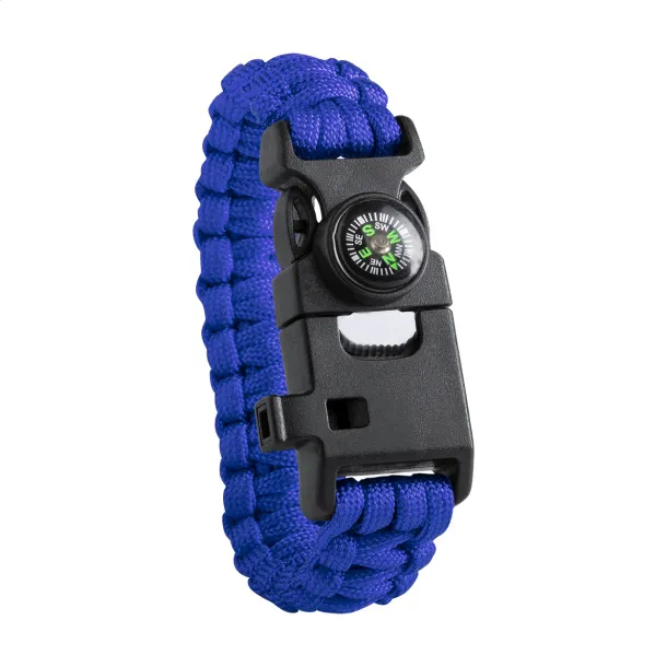 Peary survival bracelet Blue Black