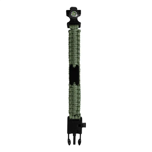 Peary survival bracelet Green Black
