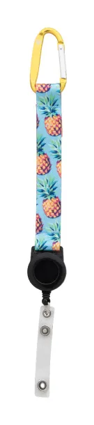 Subiner YoYo RPET personalizirani privjesak za ključeve/držač za propusnice Žuta