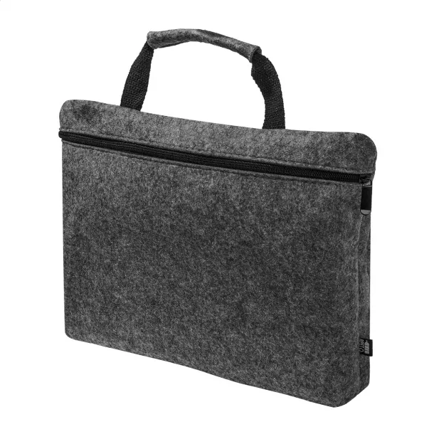 Refelt Laptop RPET torba za laptop i dokumente, 15" Tamno siva